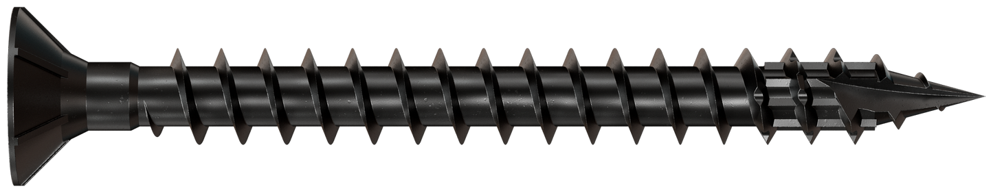 Simpson Strong-Tie SDCF10X100-R30 Strong-Drive® SDCF TIMBER-CF Screw — 0.390 in. x 4 in. T50, E-Coat® (30-Qty) (Pack of 6)
