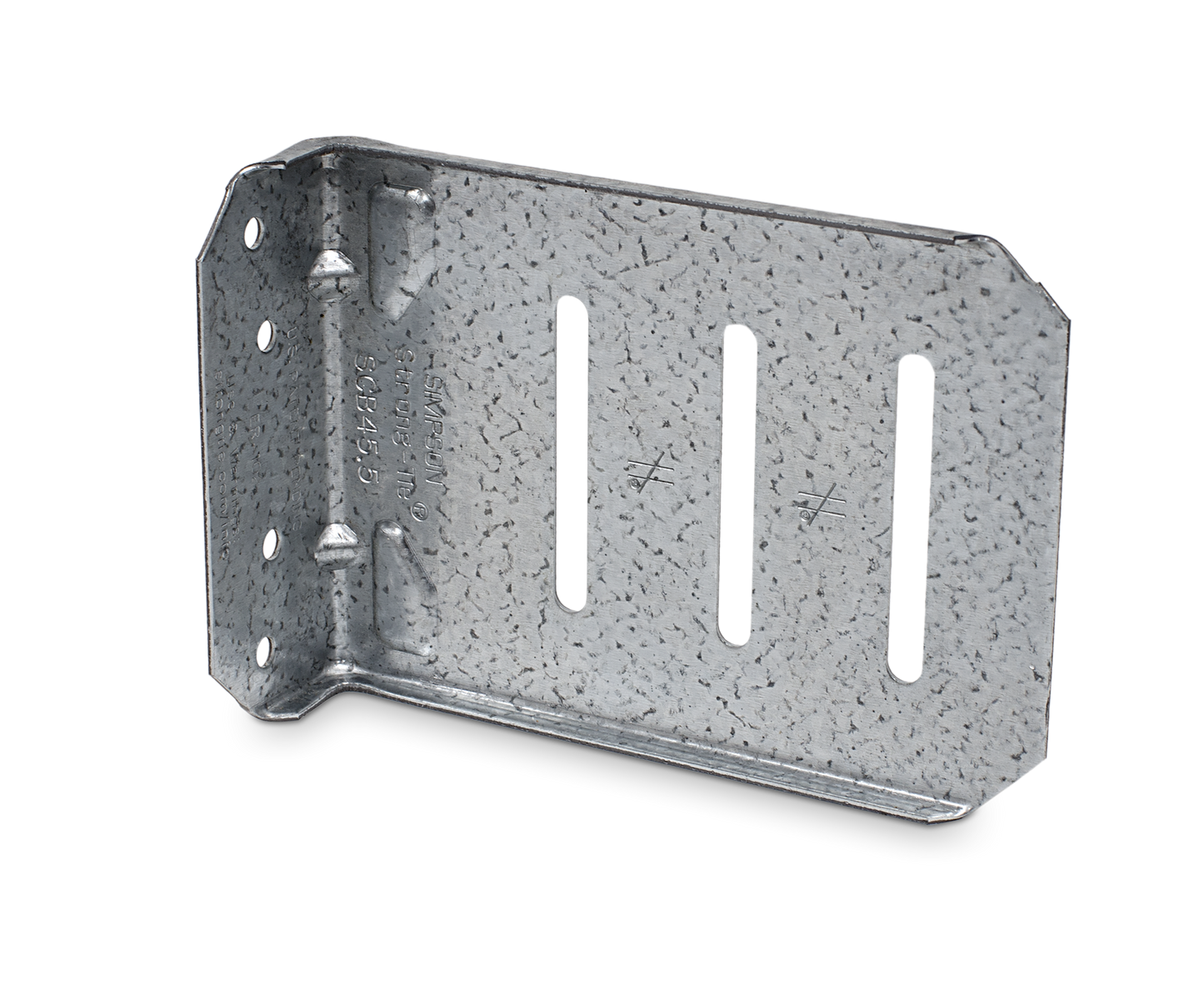 Simpson Strong-Tie SCB45.5-KT SCB™ 5-1/2 in. 16 ga. Bypass Framing Slide-Clip Connector w/ Screws (25-Qty)