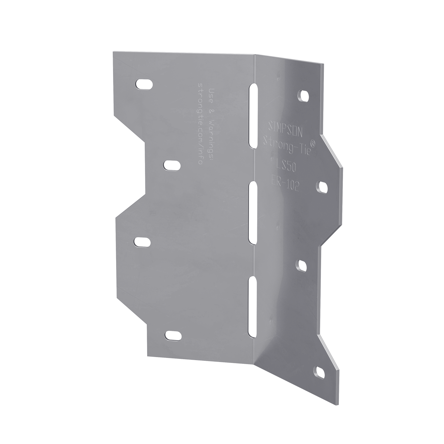 Simpson Strong-Tie LS90Z LS 7-7/8 in. 18-Gauge ZMAX® Galvanized Adjustable L Angle (Pack of 4800)