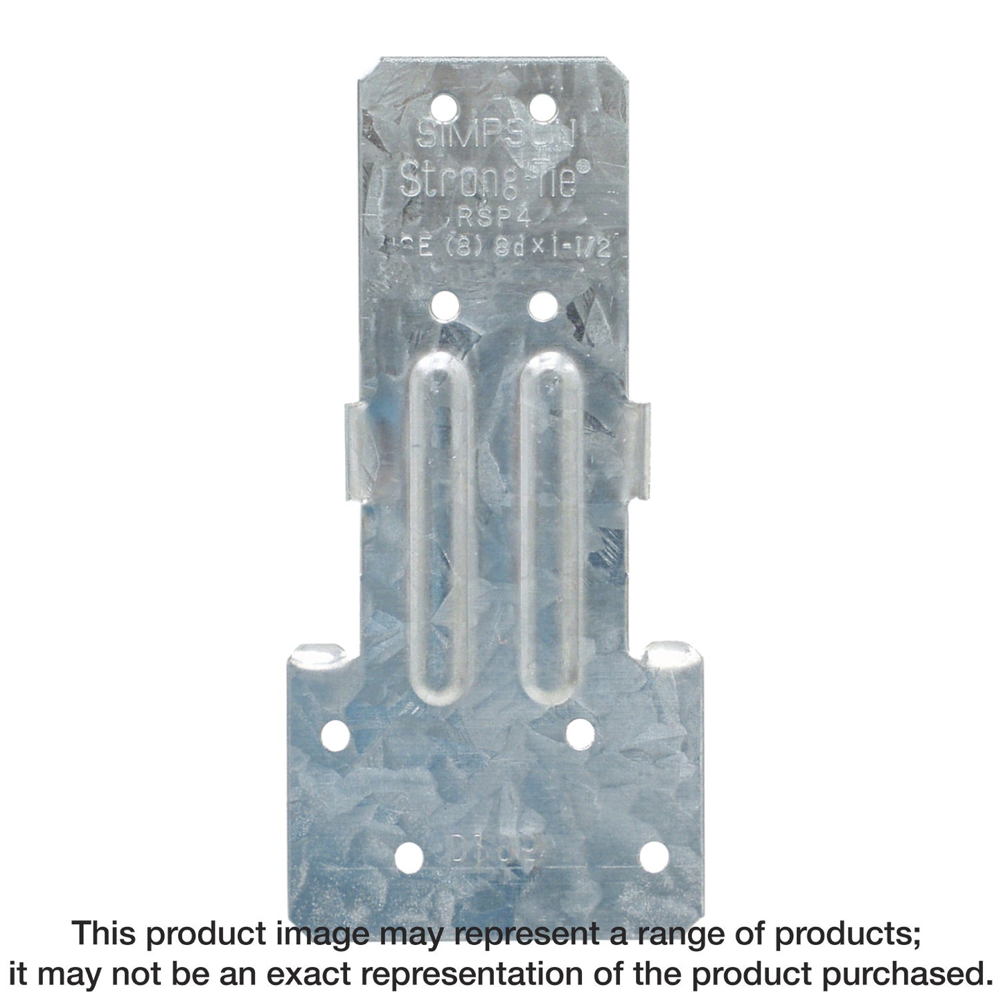 Simpson Strong-Tie RSP4 RSP 4-1/2 in. Galvanized Reversible Stud-Plate Tie (Pack of 9600)