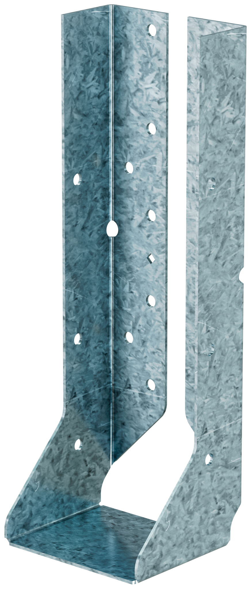 Simpson Strong-Tie HUCQ412Z-SDSG HUCQ Heavy Face-Mount Concealed-Flange Joist Hanger for 4x12 w/ Screws (Pack of 15)