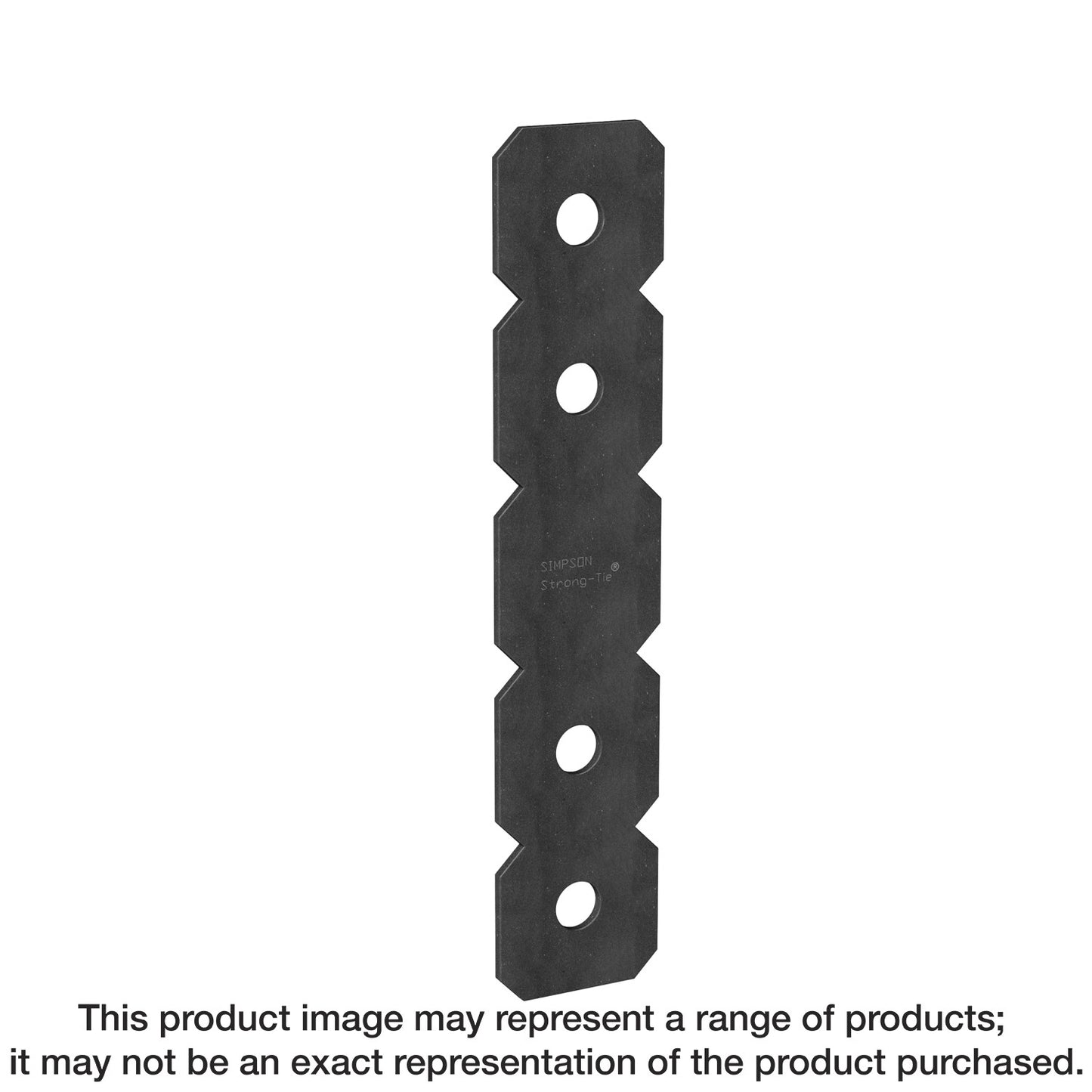 Simpson Strong-Tie OHS OHS 2-1/2 in. x 12 in. Black Powder-Coated Ornamental Heavy Strap