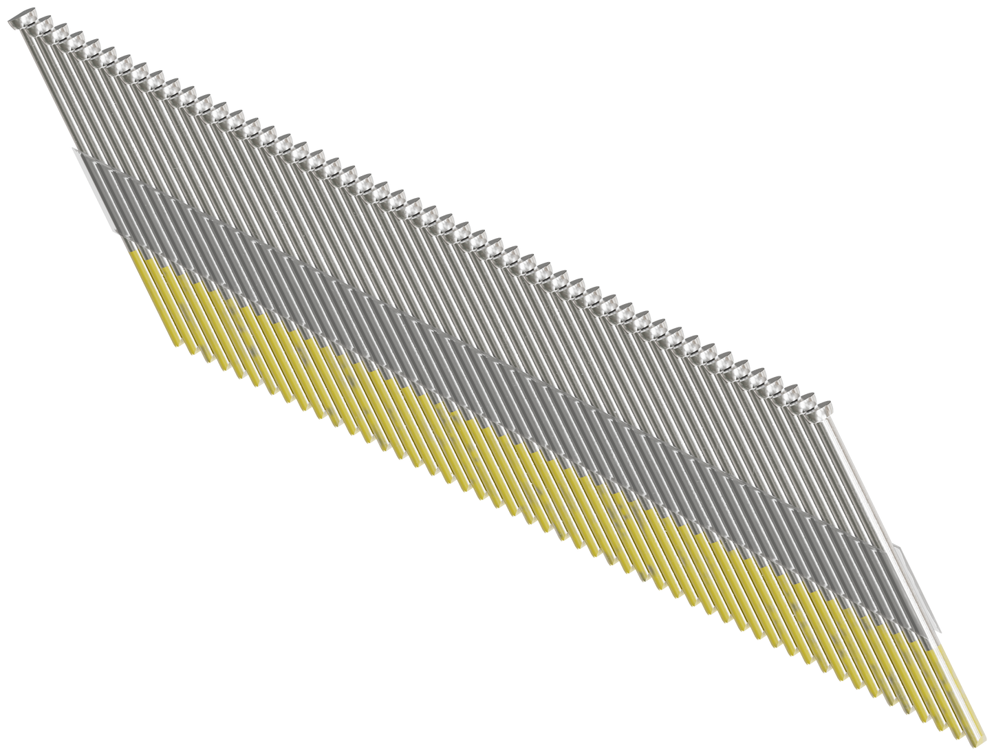 Simpson Strong-Tie T15N150SFB Tape Collation, DA-Style Angle, 15-Gauge Finishing Nail — 1-1/2 in. Type 316 (500-Qty) (Pack of 40)