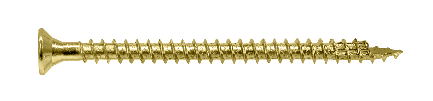 Simpson Strong-Tie SDCF22434 Strong-Drive® SDCF TIMBER-CF Screw — 0.315 in. x 4-3/4 in. T40, Yellow Zinc (250-Qty) (Pack of 39)