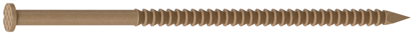 Simpson Strong-Tie S8SNDT5 Painted Siding Nail — 2-1/2 in. x .092 in. Type 304 Stainless Steel, Tan (5 lb.)