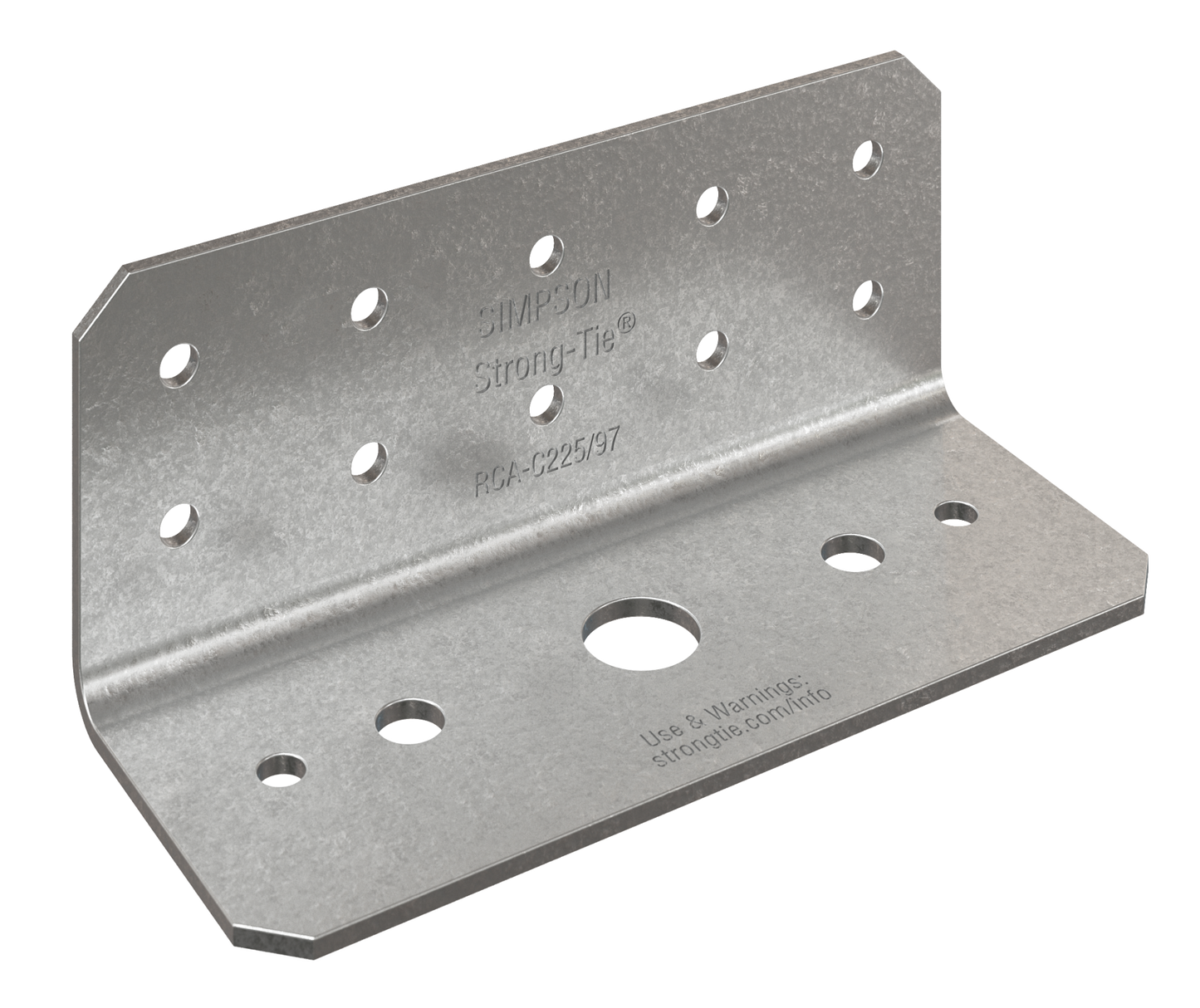 Simpson RCA-C225/97-R55 Rigid Connector Angle for Concrete - 55/Pack