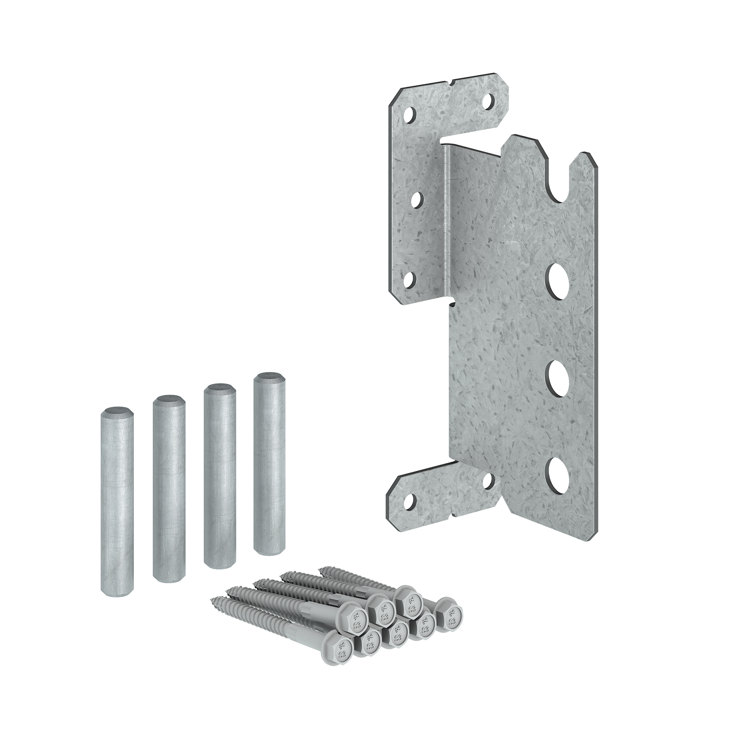 Simpson Strong-Tie CJT4ZS CJTZ® 12-Gauge ZMAX® Galvanized Concealed Joist Tie with (4) Short Pins