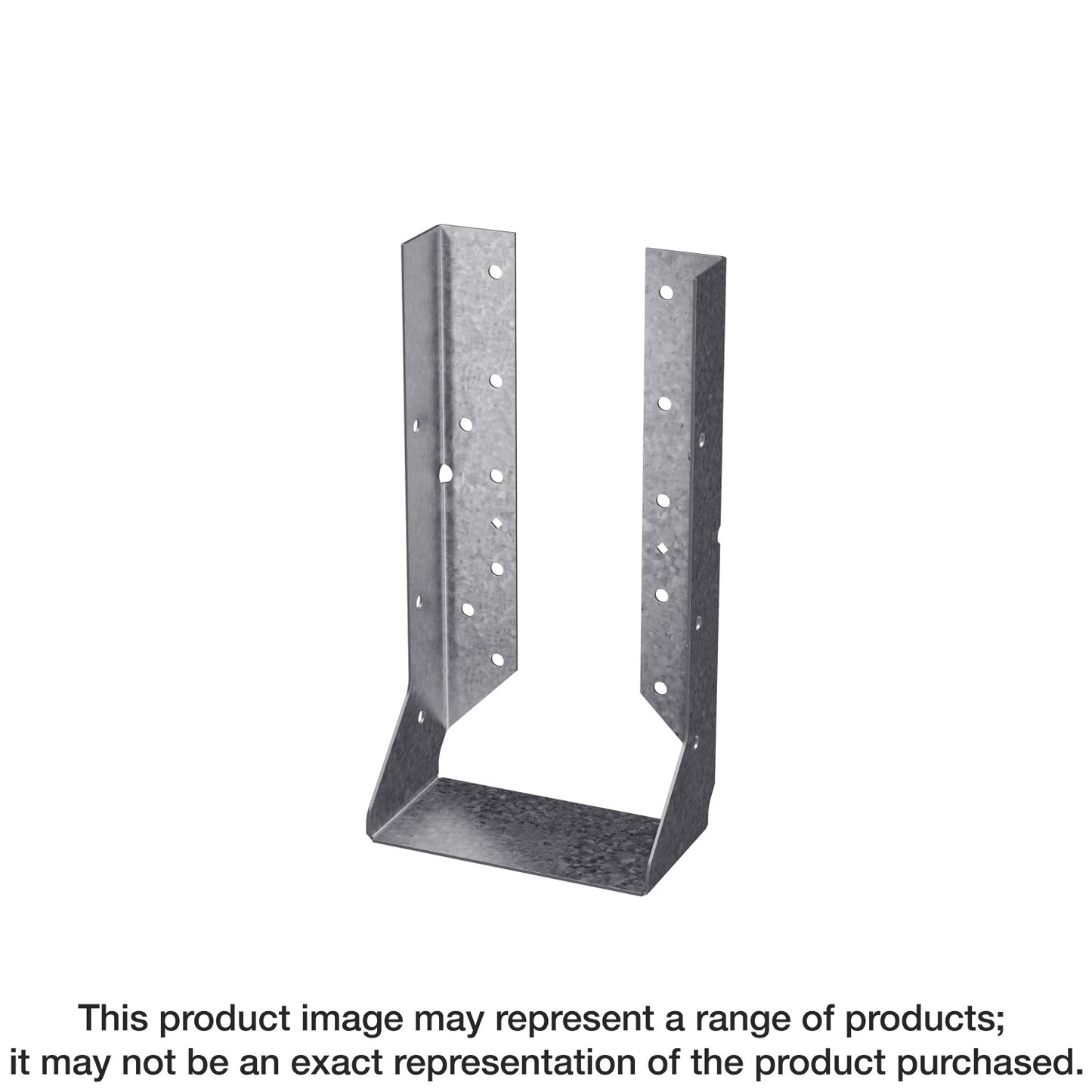 Simpson Strong-Tie HUCQ612SS-SDS HUCQ Stainless-Steel Heavy Face-Mount Concealed-Flange Joist Hanger for 6x12 w/ Screws
