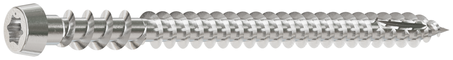 Simpson Strong-Tie DCU234P316 Deck-Drive™ DCU COMPOSITE Screw — #10 x 2-3/4 in. T20, Type 316 (350-Qty)