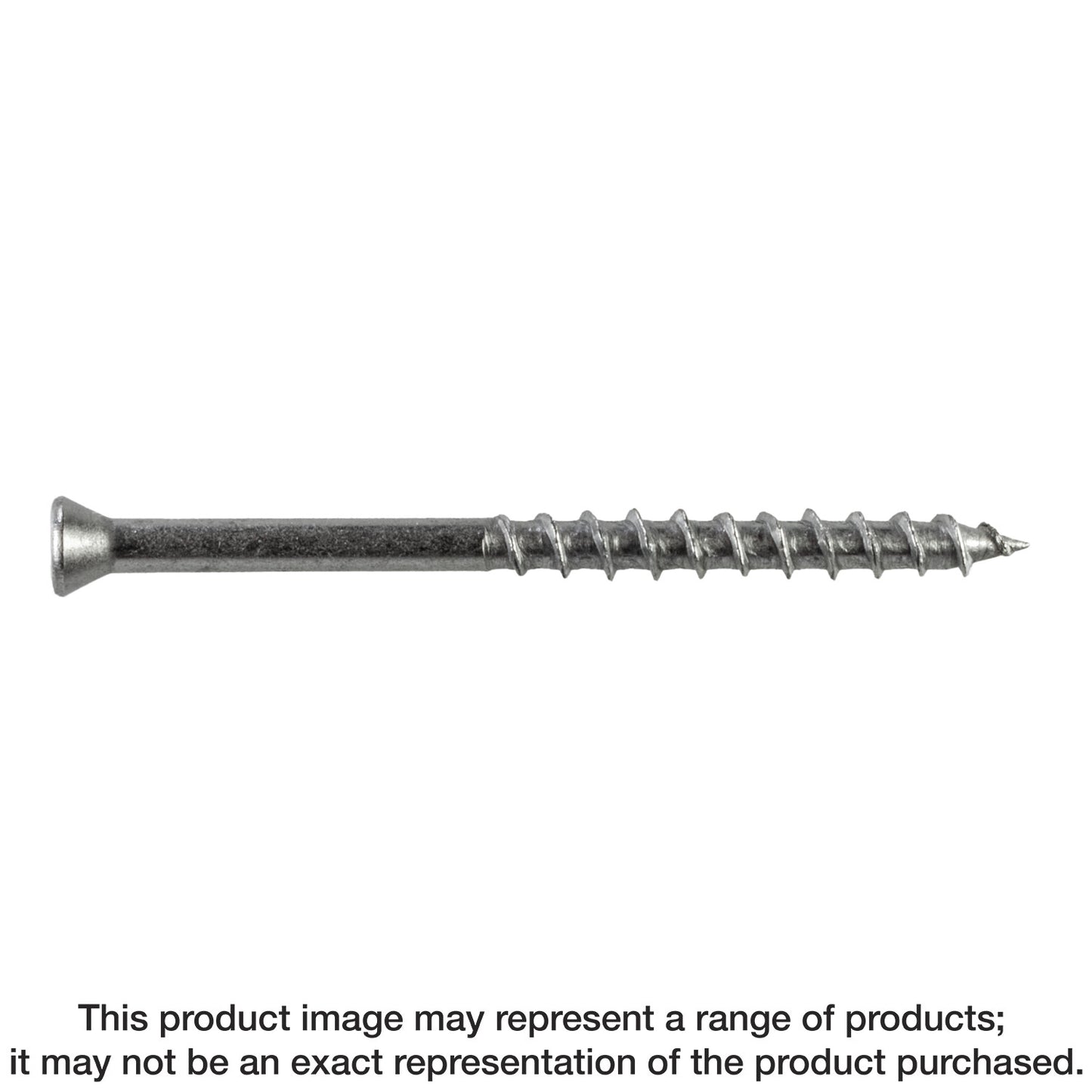 Simpson Strong-Tie S07225WP5 Deck-Drive™ DWP WOOD SS Screw — #7 x 2-1/4 in. T-15, Trim Head, Type 305 (5 lb.) (Pack of 6)