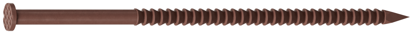 Simpson Strong-Tie S8SNDR1 Painted Siding Nail — 2-1/2 in. x .092 in. Type 304 Stainless Steel, Redwood (1 lb.) (Pack of 800)