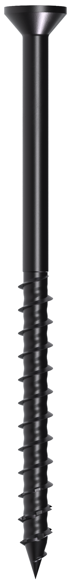 Simpson Strong-Tie TNTBL18314TF Titen Turbo™ — 3/16 in. x 3-1/4 in. 6-Lobe Flat-Head Concrete and Masonry Screw, Black (100-Qty) (Pack of 4)