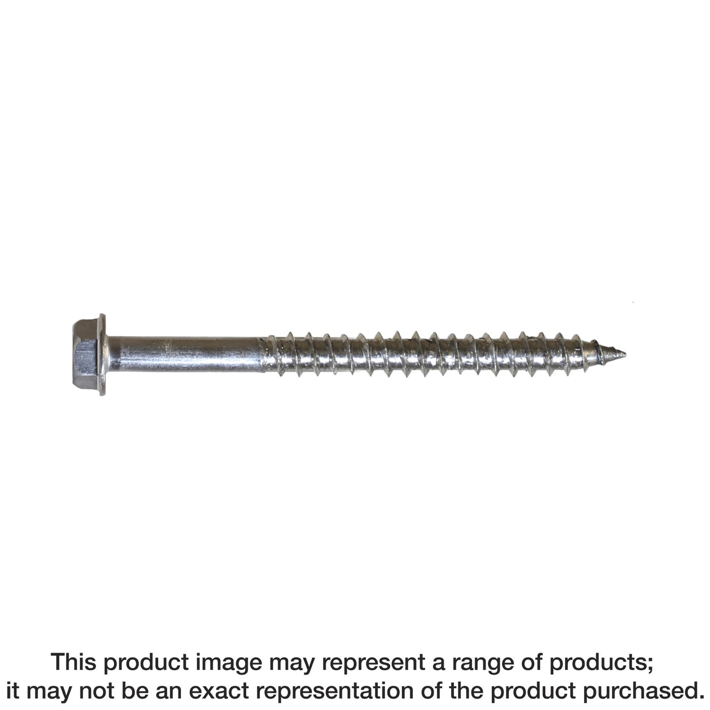 Simpson Strong-Tie SDWH19500SS-R100 Strong-Drive® SDWH™ TIMBER-HEX SS Screw — 0.185 in. x 5 in. 5/16 Hex, Type 316 (100-Qty) (Pack of 300)