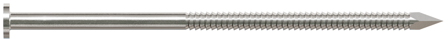 Simpson Strong-Tie S40ACN1 Common Nail, Annular Ring Shank — 5-in. x .203-in. Type 304 Stainless Steel (1 lb.) (Pack of 6)