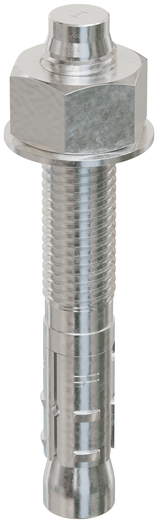 Simpson Strong-Tie STB2-75512S6F10 Strong-Bolt® 2 — 3/4 in. x 5-1/2 in. Type 316 Stainless-Steel Wedge Anchor, Fully Assembled (10-Qty)