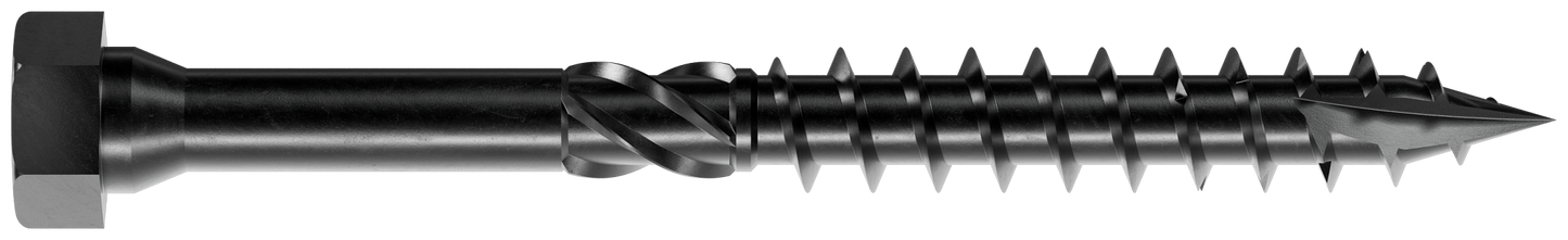 Simpson Strong-Tie SDHR10X100 Strong-Drive® SDHR COMBO-HEAD Screw — 10 mm x 100 mm, Black E-Coat (100-Qty) (Pack of 120)