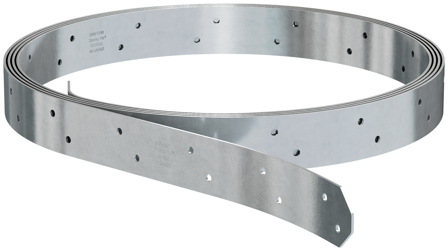 Simpson Strong-Tie CS16SS-R CS 25 ft. 16-Gauge Stainless-Steel Coiled Strap (Pack of 288)