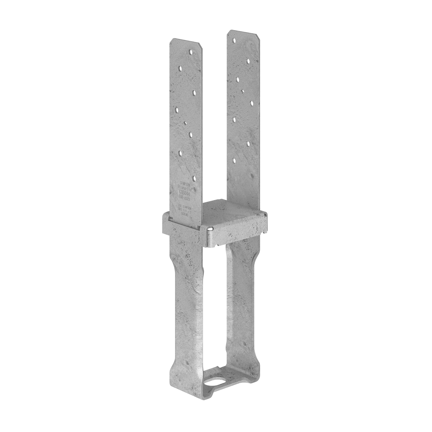 Simpson Strong-Tie CBSQ44-SDS2HDG CBSQ Hot-Dip Galvanized Standoff Column Base for 4x4 with SDS Screws (Pack of 12)