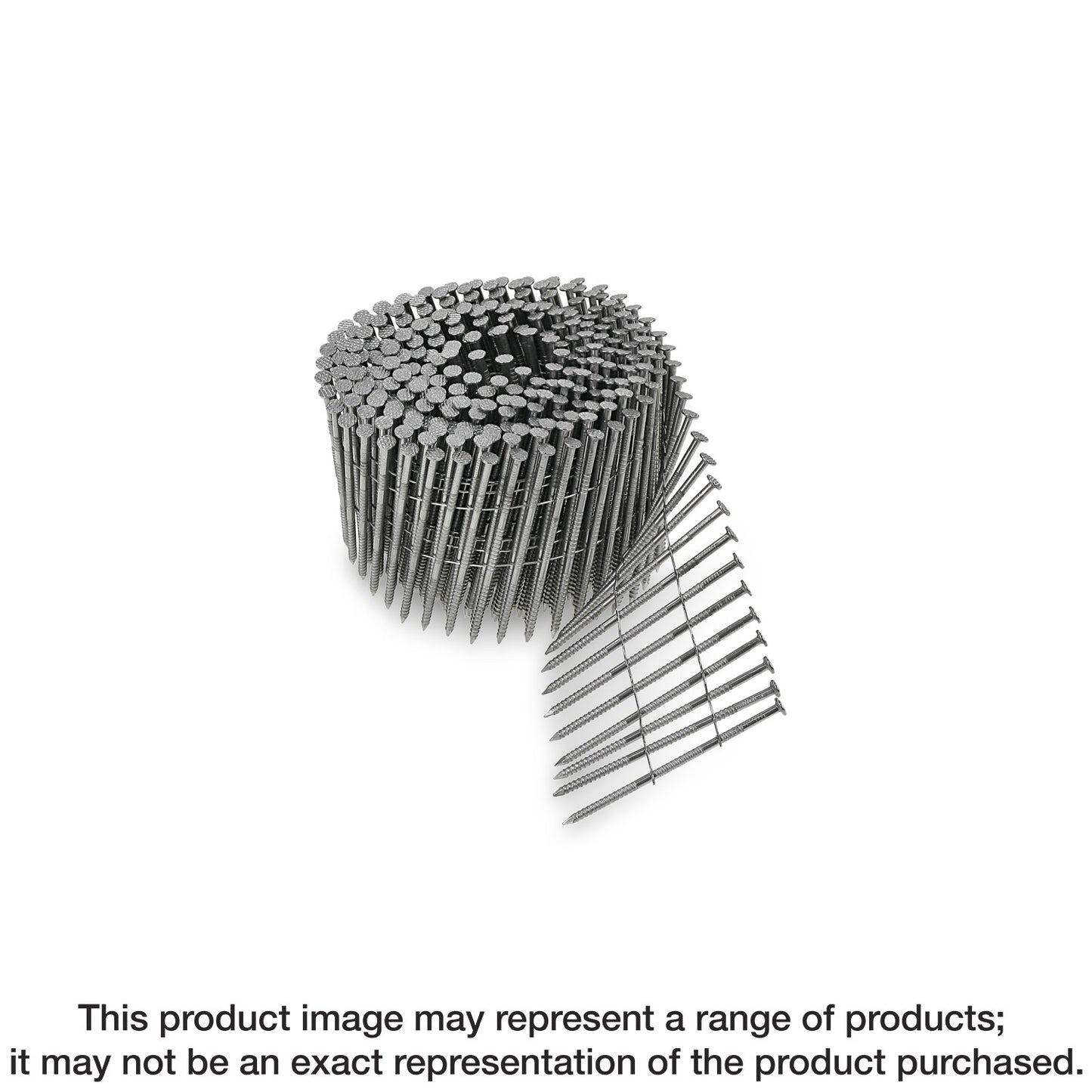 Simpson Strong-Tie T13A175SNJ 15° Wire Coil, Full Round Head, Ring-Shank Siding Nail — 1-3/4 in. Type 316 (1800-Qty) (Pack of 80)