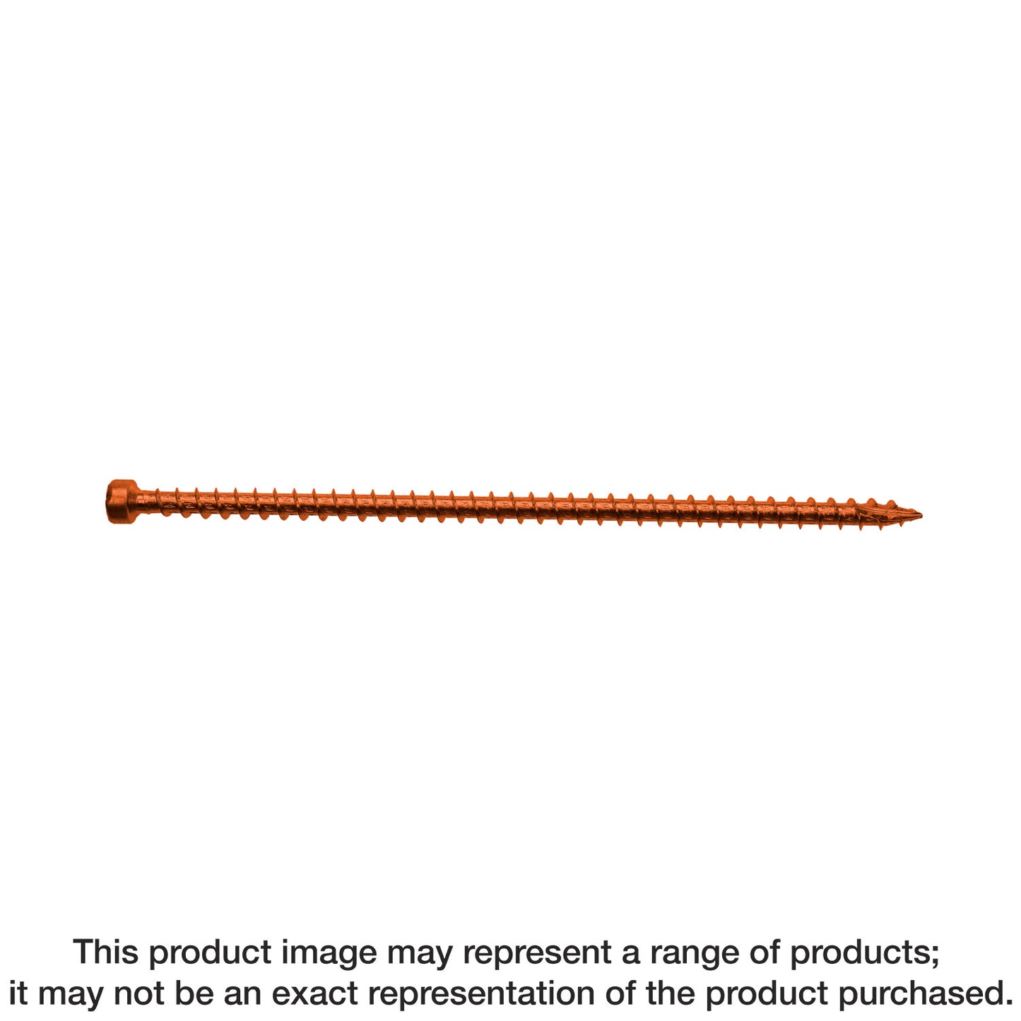 Simpson Strong-Tie SDWC15600B-KT Strong-Drive® SDWC® TRUSS Screw — .155 in. x 6 in. T30 Clear-Zinc Coat, Orange (500-Qty) (Pack of 64)