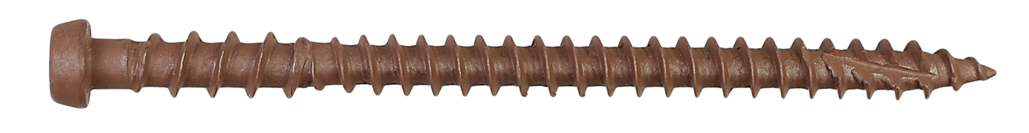Simpson Strong-Tie DCU234RDMB Deck-Drive™ DCU COMPOSITE Screw — #10 x 2-3/4 in. T20, Quik Guard®, Red (1750-Qty)