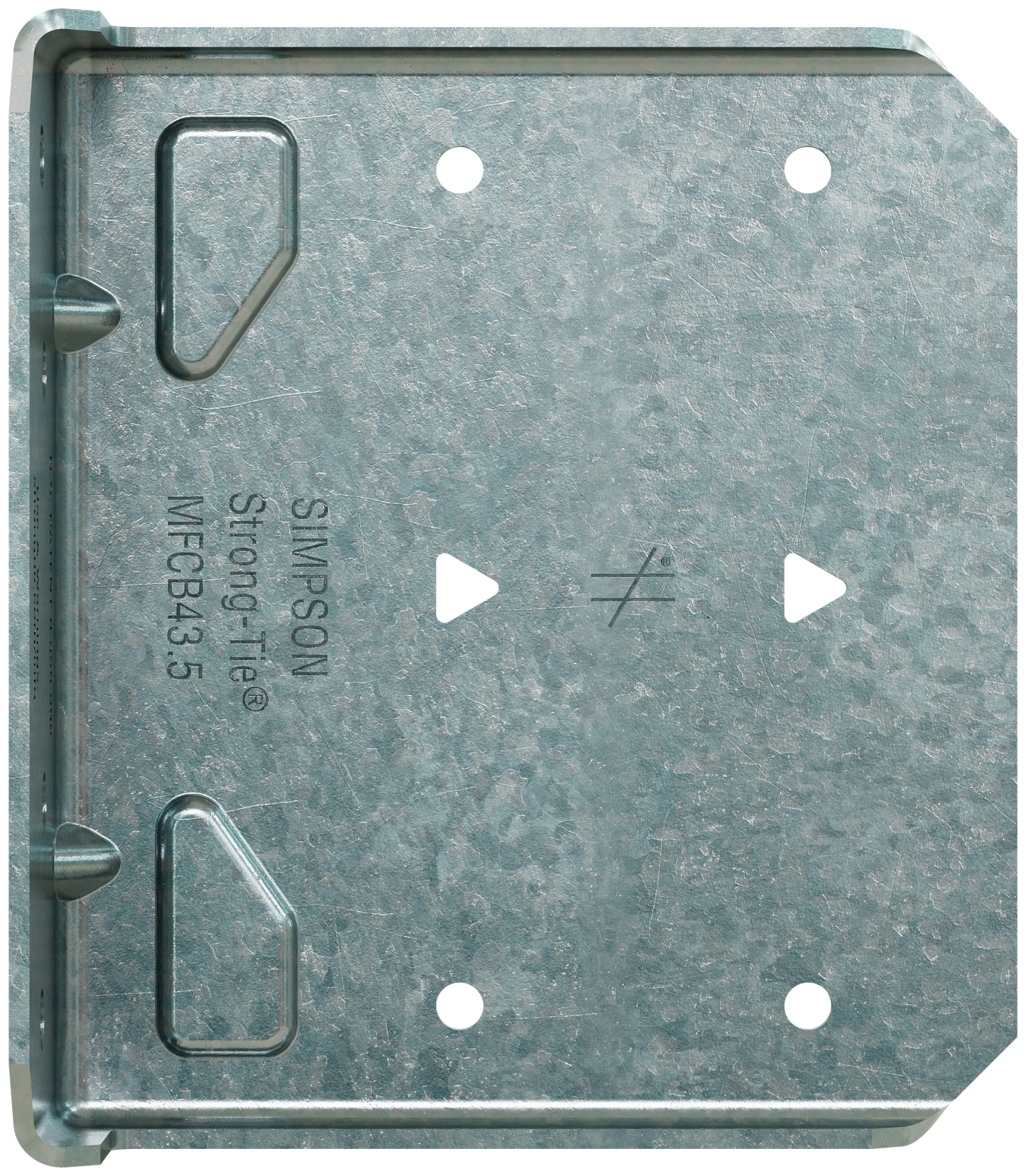 Simpson Strong-Tie MFCB43.5-R25 MFCB 3-1/2 in. Bypass Framing Fixed-Clip Connector (25-Qty)