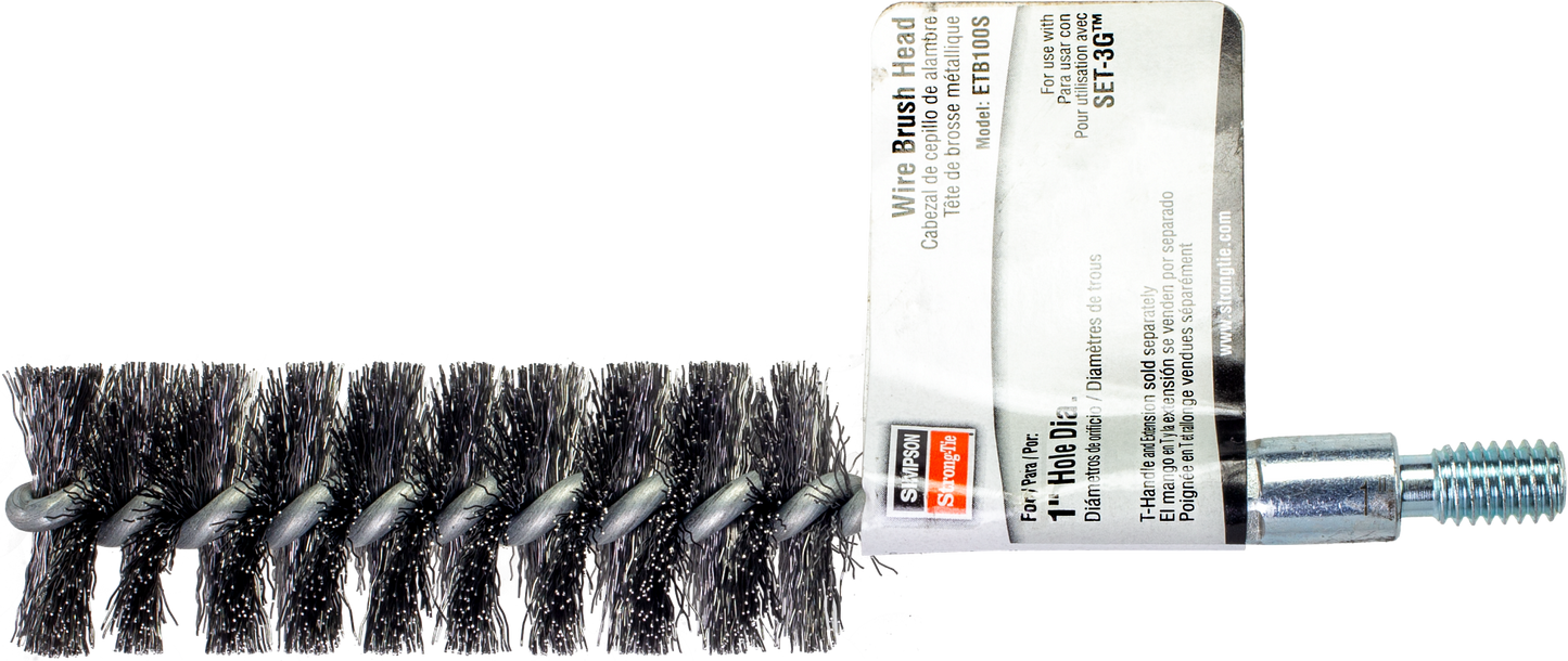 Simpson Strong-Tie ETB100S ETBS 1-in. Wire Hole-Cleaning Brush Head