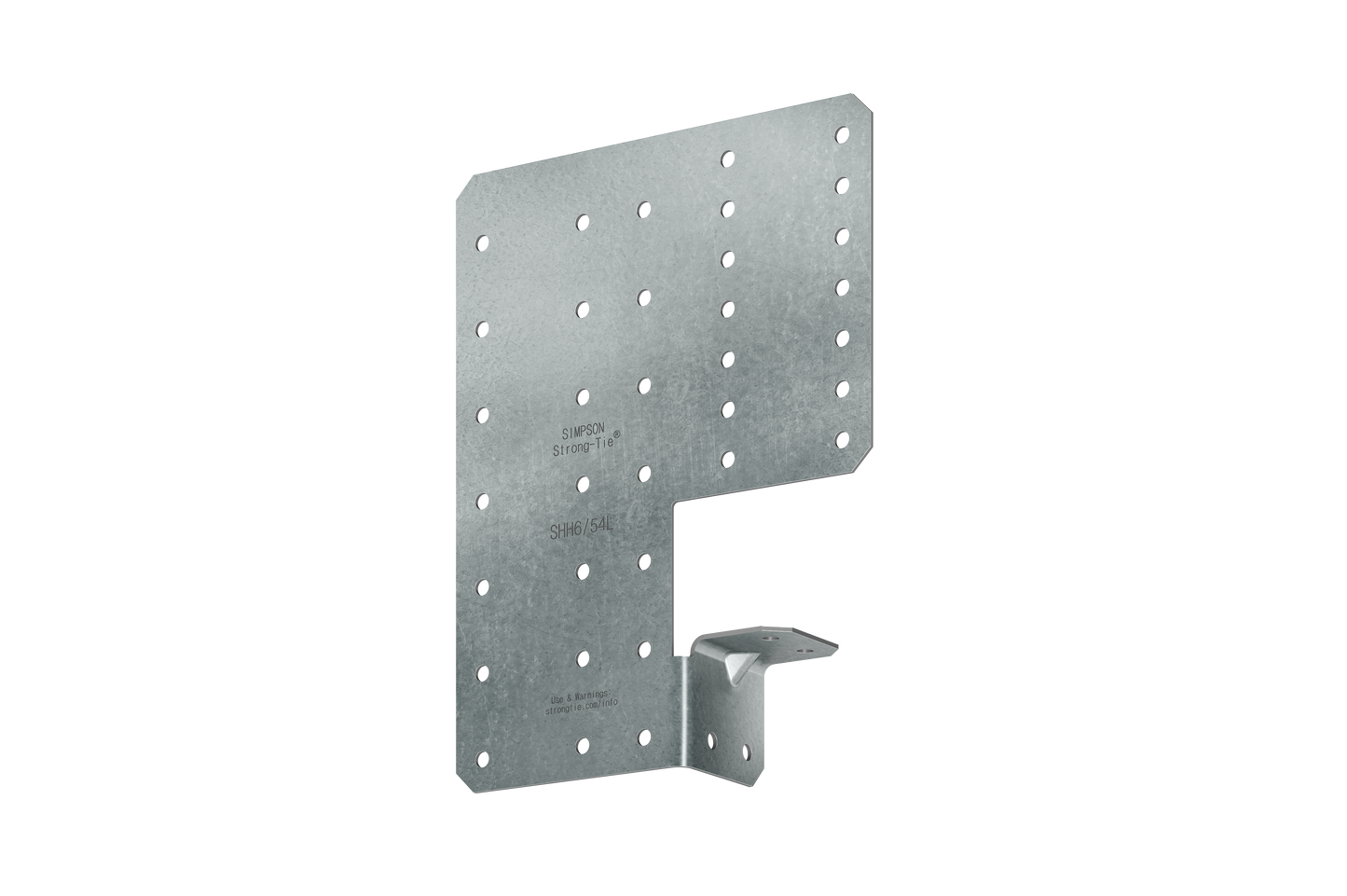 Simpson Strong-Tie SHH6/68-KT24 SHH 7-3/16 in. x 5-5/8 in. 68-mil Galvanized Steel Header Hanger (24-Qty) (Pack of 24)