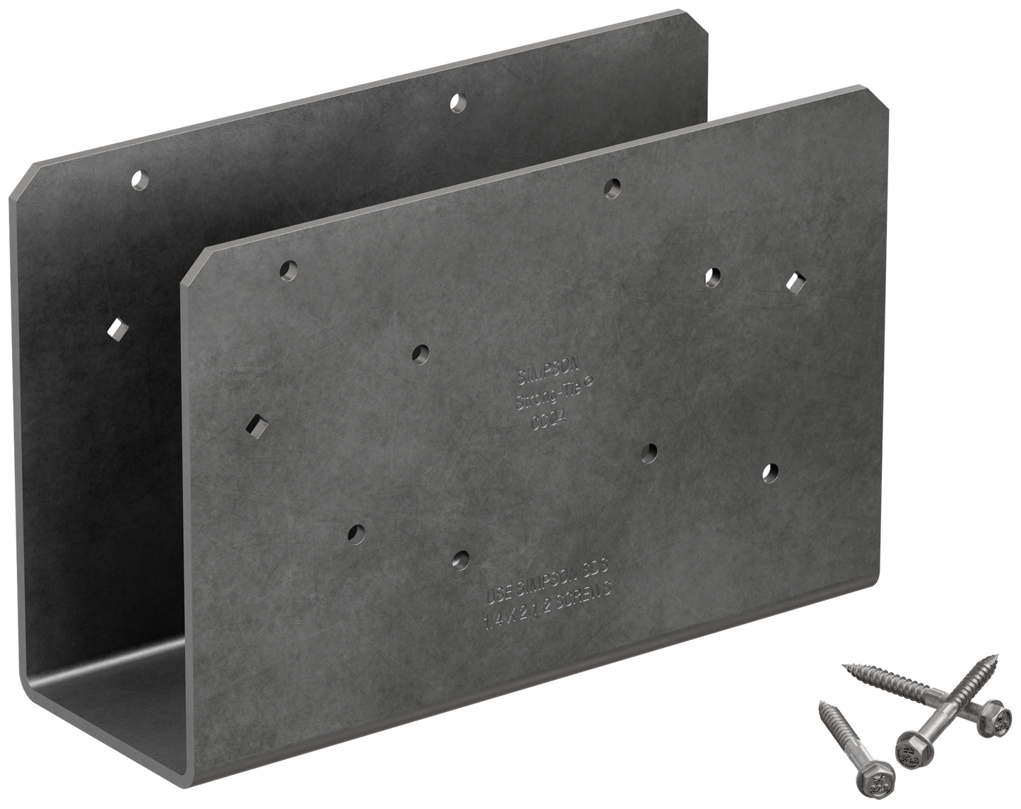 Simpson Strong-Tie CCOQ4-SDS2.5 CCOQ Column Cap (No Straps) for 4x Beam, with Strong-Drive® SDS Screws