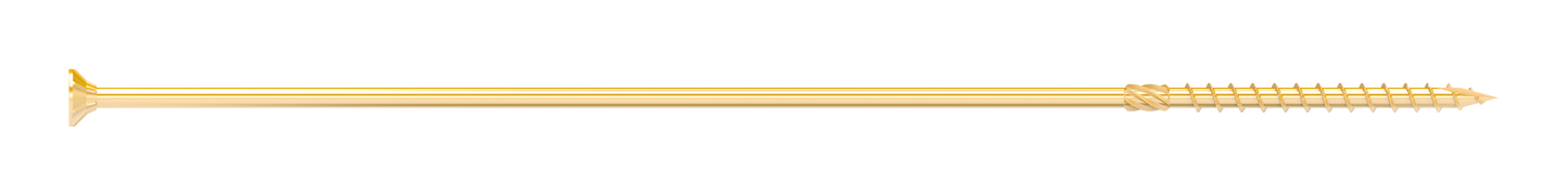Simpson Strong-Tie SDCP271400 Strong-Drive® SDCP TIMBER-CP Screw — 0.390-in. x 14-in. T40, Yellow Zinc (150-Qty) (Pack of 39)