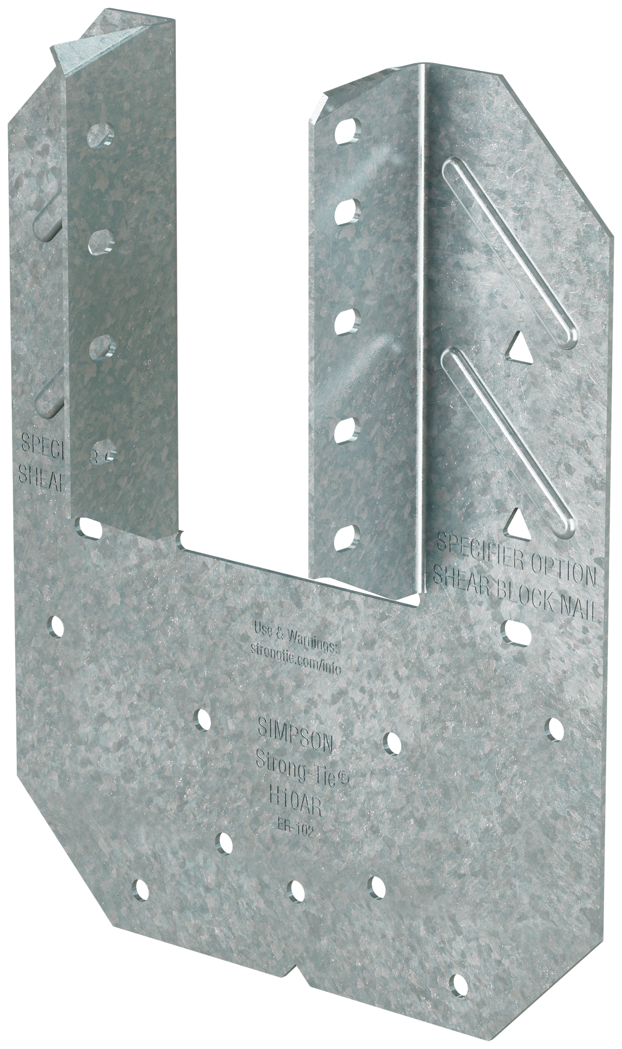 Simpson Strong-Tie H10AR H10AR 18-Gauge Galvanized Hurricane Tie (Pack of 50)