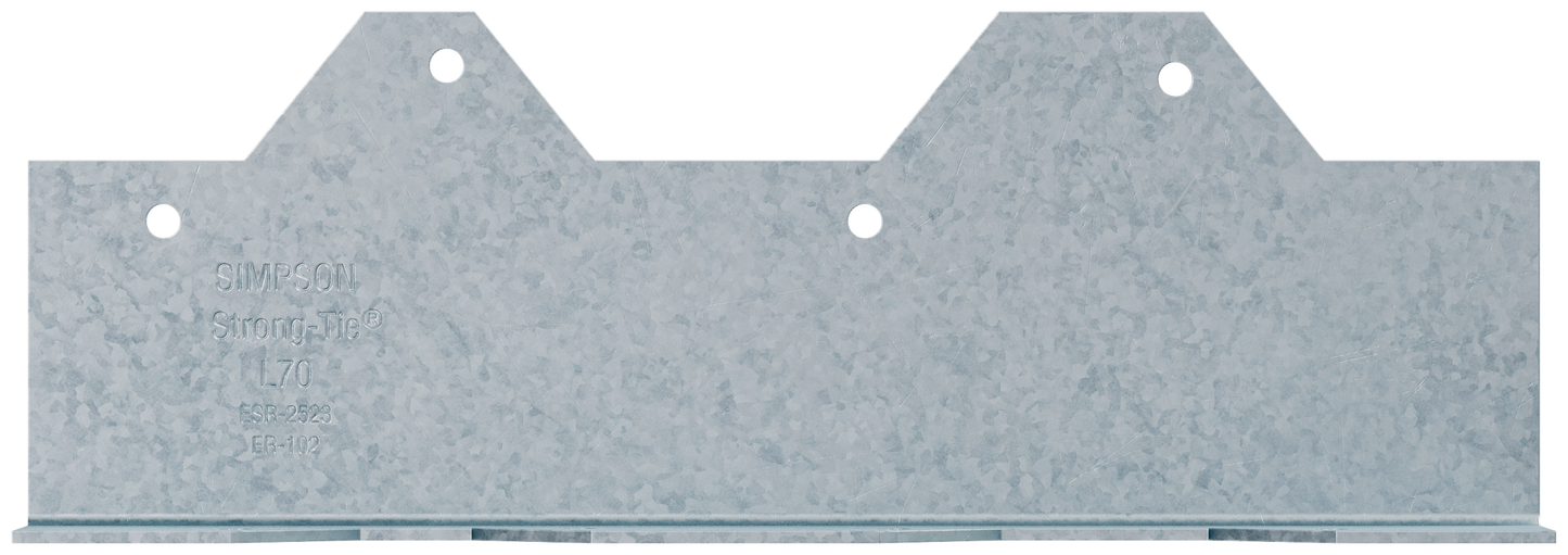 Simpson Strong-Tie L70 7 in. 16-Gauge Galvanized Reinforcing L Angle