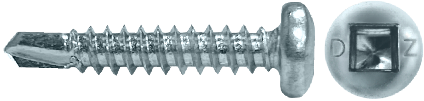 DAGGERZ PSQSDZ10034 10 x 3/4 square pan head self drill screws zinc