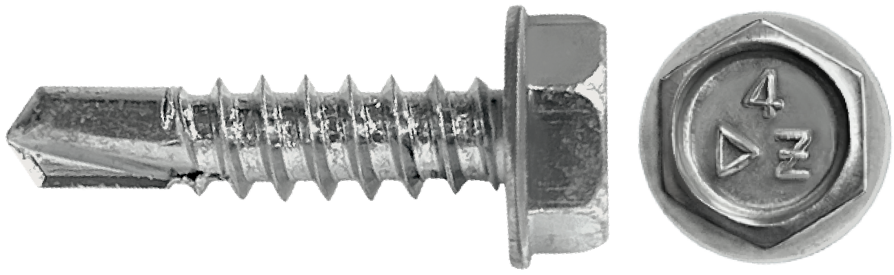 DAGGERZ SDSS1220 12 x 2 hex washer head self drill screws 410 stainless steel