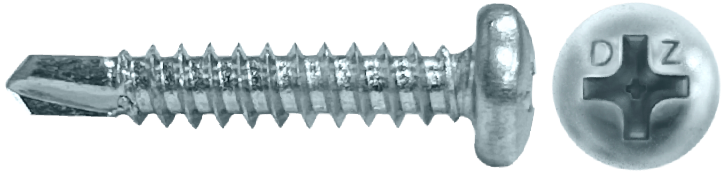 DAGGERZ PPSDZ08200 8 x 2 phillips pan head self drill screws zinc