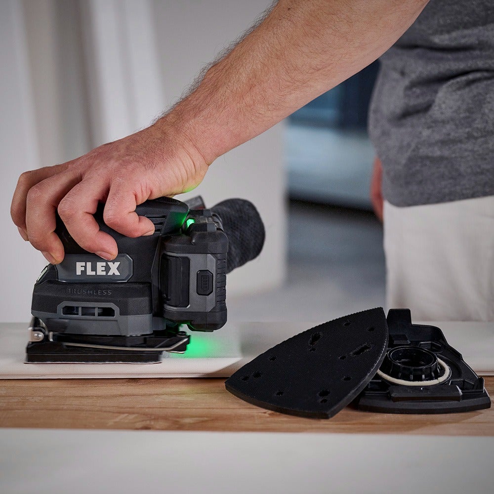 FLEX FX3591-1M 24V 1/4-Sheet & Detail Sander Kit – product features and application (2)