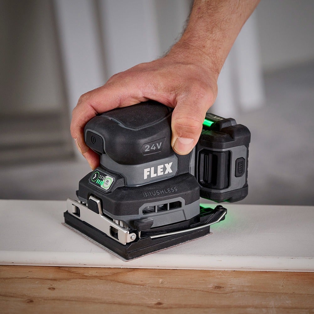 FLEX FX3591-1M 24V 1/4-Sheet & Detail Sander Kit – product features and application (3)