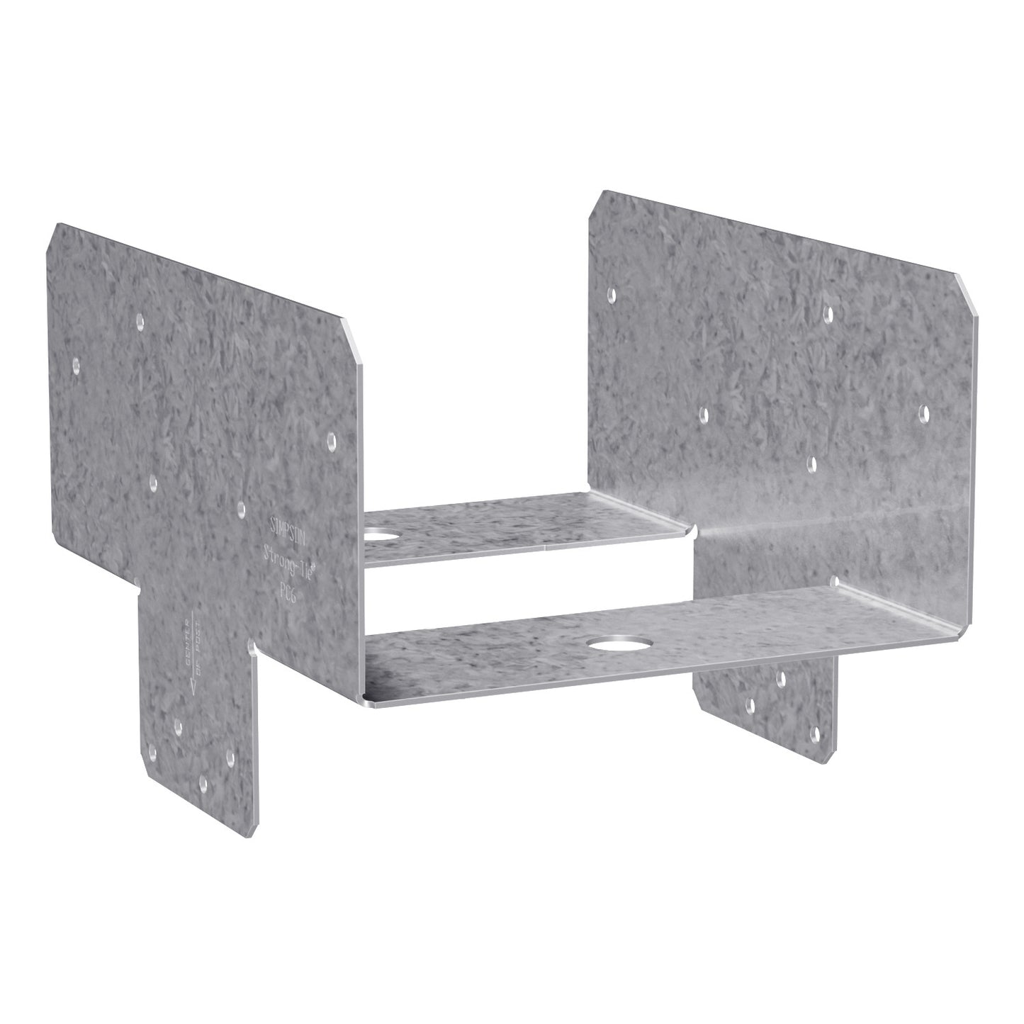Simpson Strong-Tie PC6RZ PCZ® ZMAX® Galvanized Post Cap for 6x Rough (Pack of 10)