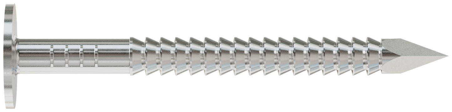 Simpson Strong-Tie S11A150RNBP 15° Wire Coil, Full Round Head, Ring-Shank Roofing Nail — 1-1/2 in. Type 304 (600-Qty) (Pack of 4)