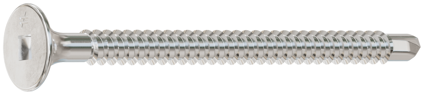 Simpson Strong-Tie F08T225WDB Self-Drilling Fiber-Cement Screw — #8 x 2-1/4 in. #2 Square Drive, Type 410 (2500-Qty) (Pack of 64)
