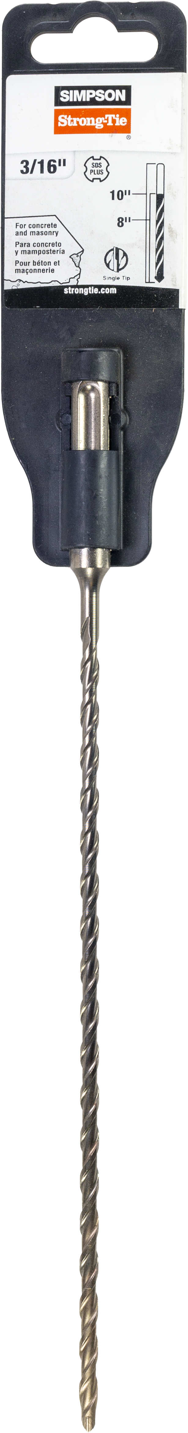 Simpson Strong-Tie MDPL01810 3/16 in. x 10 in. SDS-plus® Shank Drill Bit