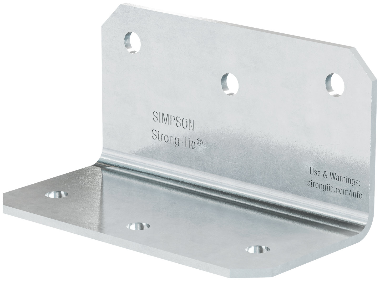 Simpson Strong-Tie ML24SS ML 2 in. x 4 in. 12-Gauge Stainless-Steel Medium L Angle
