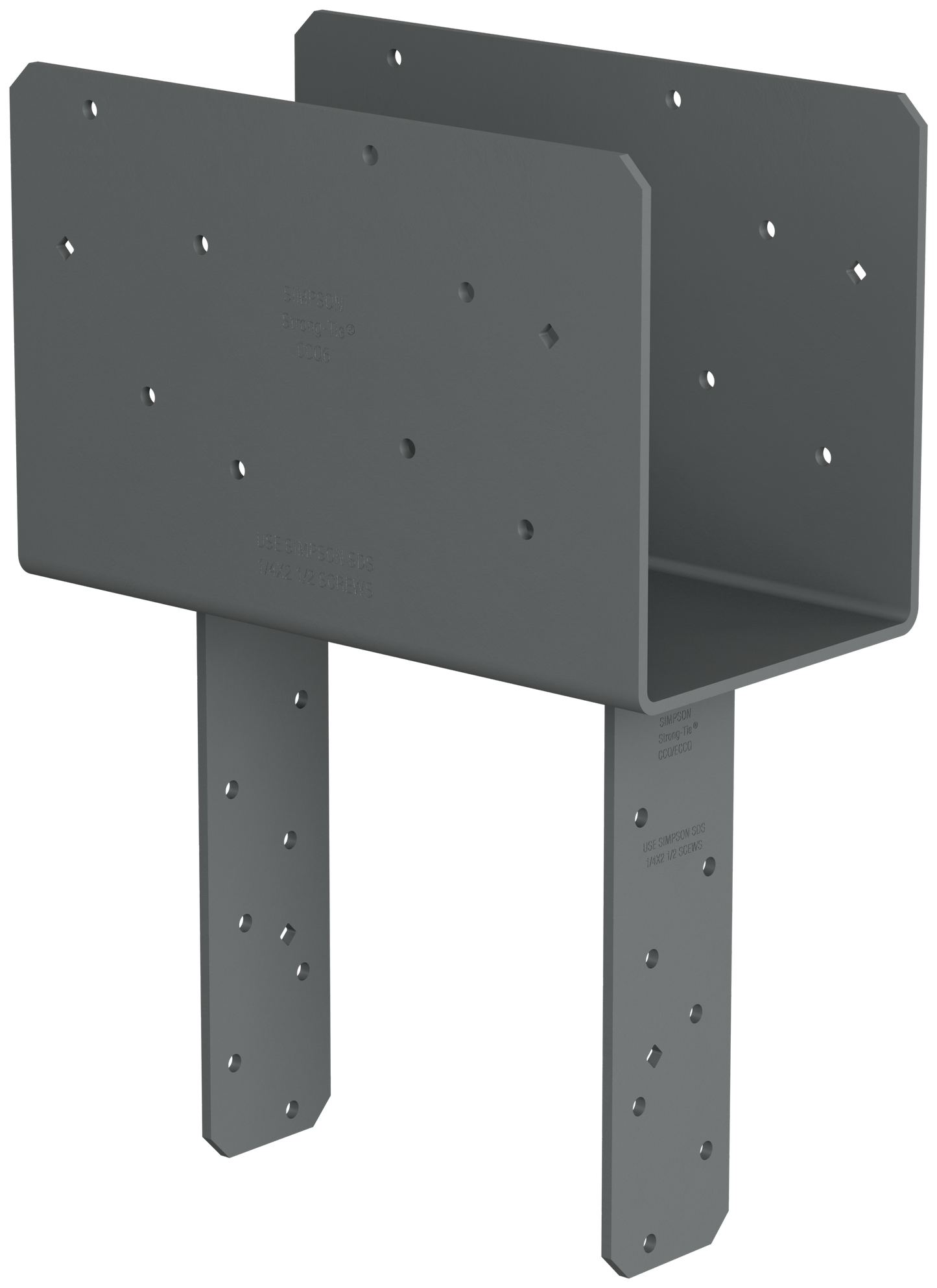 Simpson Strong-Tie CCQ6-7.13SDS2.5 CCQ™ Column Cap for 6x Beam, 7-1/8 in. Post with Strong-Drive® SDS Screws