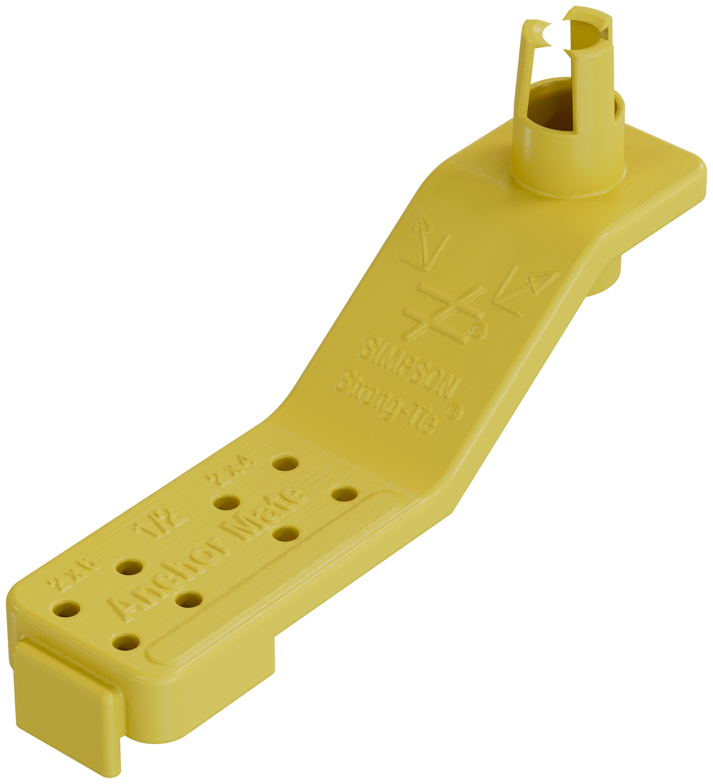 Simpson Strong-Tie AM 1/2 AnchorMate® 1/2-in. Dia. Anchor Bolt Holder — Yellow (100-Qty)