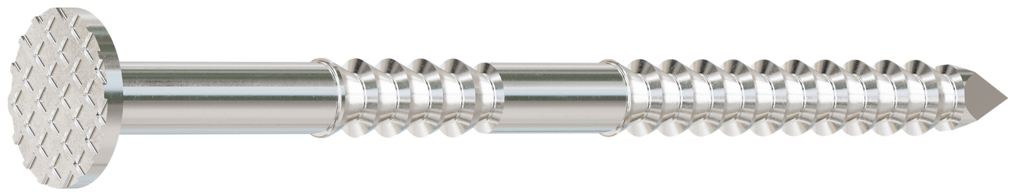 Simpson Strong-Tie T13A150SNJ 15° Wire Coil, Full Round Head, Ring-Shank Siding Nail — 1-1/2 in. Type 316 (1800-Qty)