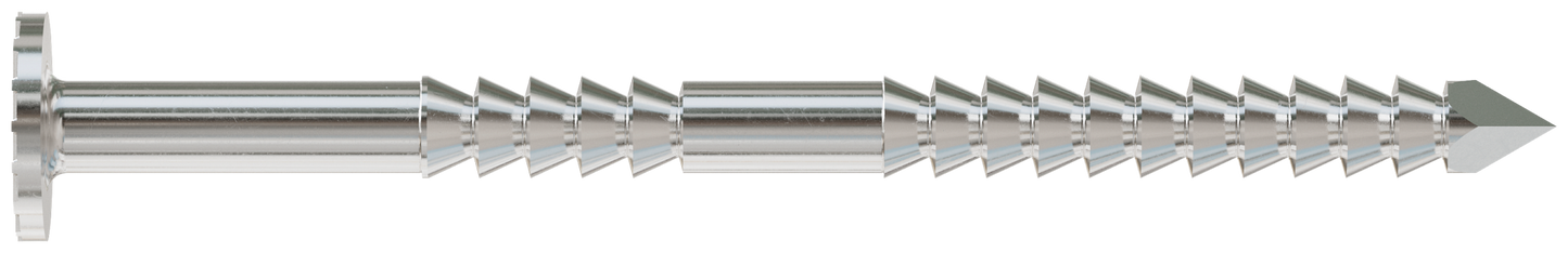 Simpson Strong-Tie S13A150SNC 15° Wire Coil, Full Round Head, Ring-Shank Siding Nail — 1-1/2 in. Type 304 (3600-Qty) (Pack of 90)