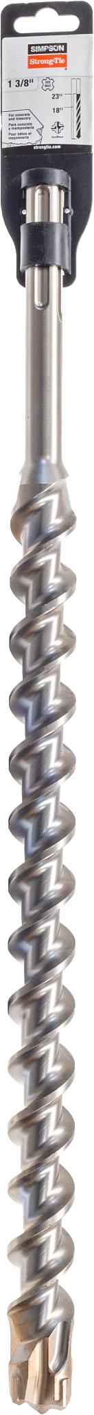 Simpson Strong-Tie MDMX13723Q 1-3/8 in. x 23 in. SDS-max® Shank Quad-Head Drill Bit (Pack of 9)