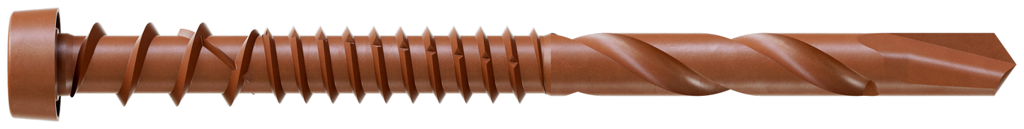 Simpson Strong-Tie DCSD238STN01 Deck-Drive™ DCSD COMPOSITE-TO-STEEL Screw (Collated) — #10 x 2-3/8 in. Quik Guard® Tan 01 (1000-Qty)