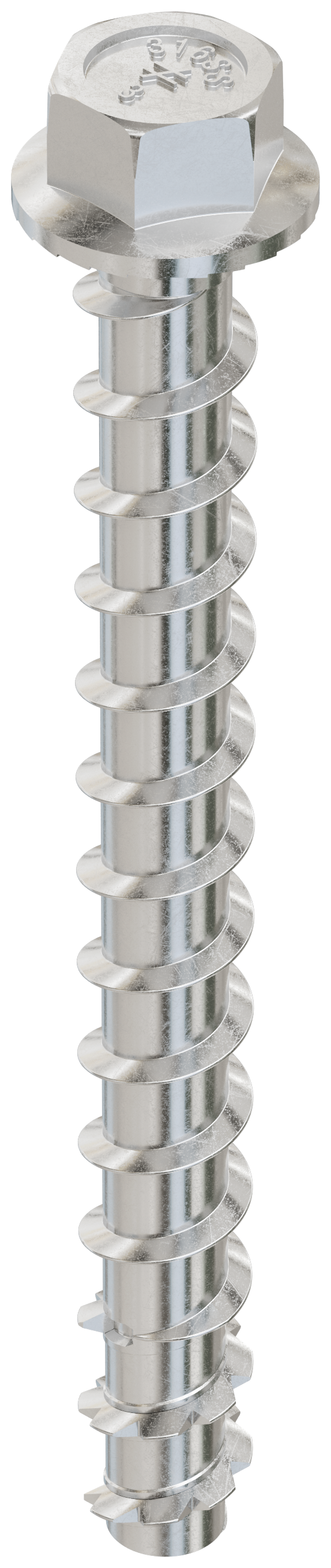Simpson Strong-Tie THDC25300H6SS Titen HD® 1/4 in. x 3 in. Type 316 Stainless-Steel Heavy-Duty Screw Anchor (50-Qty) (Pack of 5)
