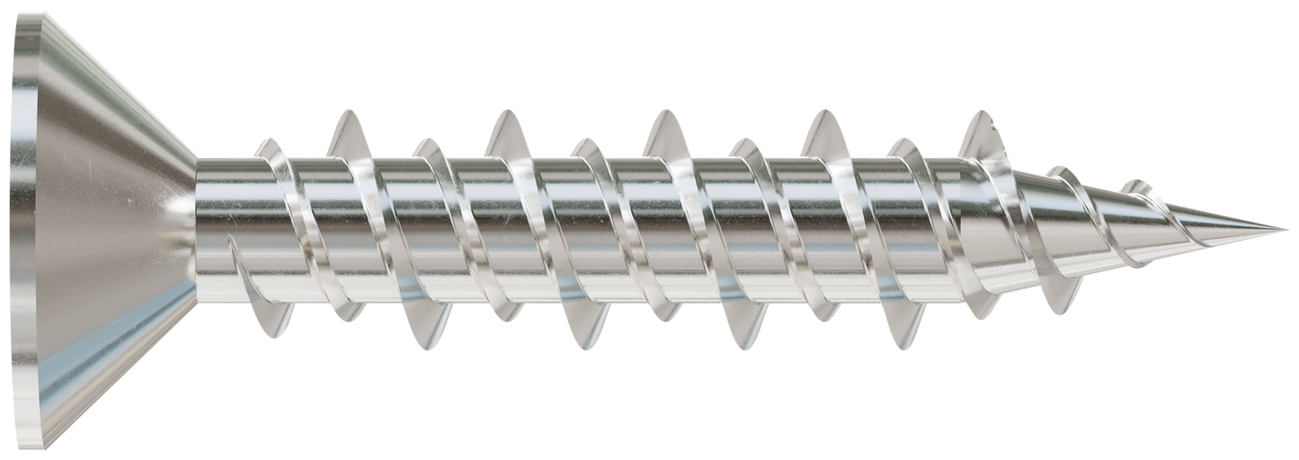 Simpson Strong-Tie T10J100FXC Marine Screw, Flat Head — #10 x 1 in. #2 Phillips Drive, Type 316 (100-Qty) (Pack of 600)